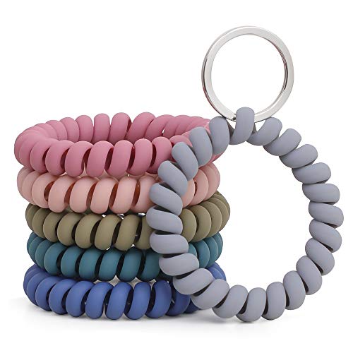 LGEGE 6PCS Stretchable Wrist Keychain