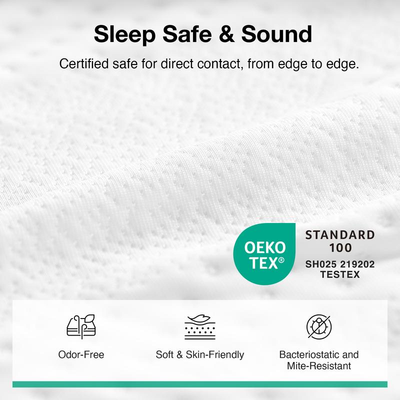 Hybrid Essential Spring Mattress, 20 25cm Thick, Cool Touch & Breathable