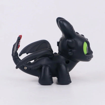 Light-Up Night Fury Dragon Keychain
