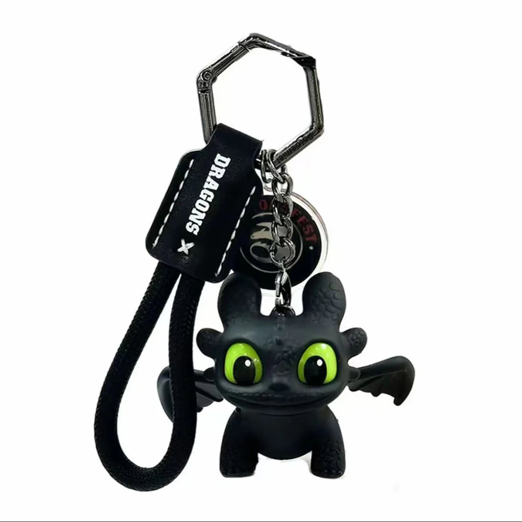 Light-Up Night Fury Dragon Keychain