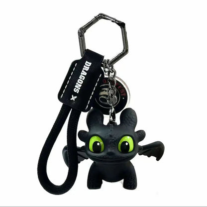 Light-Up Night Fury Dragon Keychain